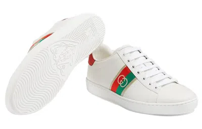 Gucci (wmns)  Ace 'interlocking G - White' In Multi