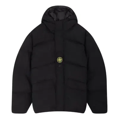 Stone Island Naslan Down Tc Garment Dyed Jacket 'black'