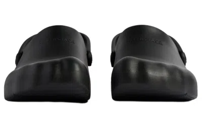 Balenciaga Sunday Molded Rubber Slides In Black