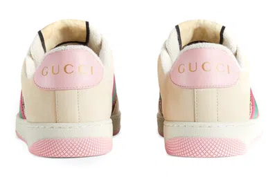 Gucci Gg Supreme Fabric Sneakers With Web Motif In Multi