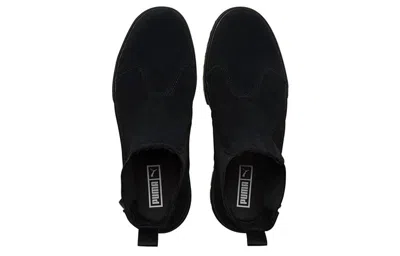 Puma Mayze Infuse Platform Chelsea Boot In Black