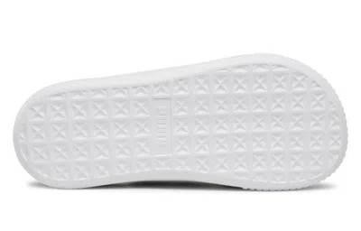 Puma (wmns)  Platform Slide Tape Slippers For Black/white