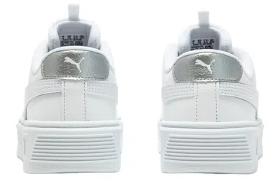 Puma Smash Platform V3 Pop Up Sneaker In White