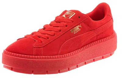 Puma (wmns)  Suede Platform Trace 'valentines Day' In Red
