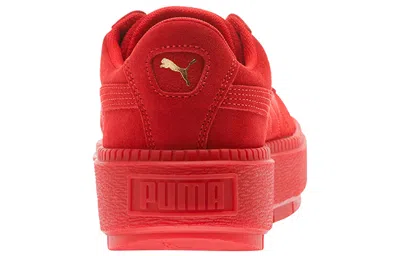Puma (wmns)  Suede Platform Trace 'valentines Day' In Red