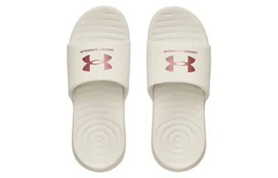 Under Armour (wmns)  Ansa Fixed Slide 'ivory Red Fusion' In White
