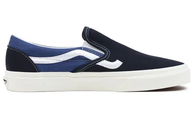 Vans Classic Slip-on 'sidestripe Navy' In Blue