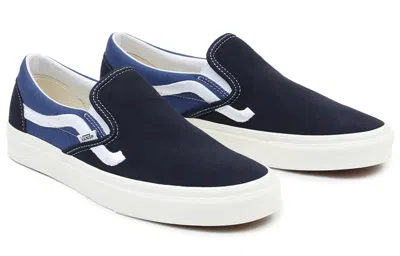 Vans Classic Slip-on 'sidestripe Navy' In Blue