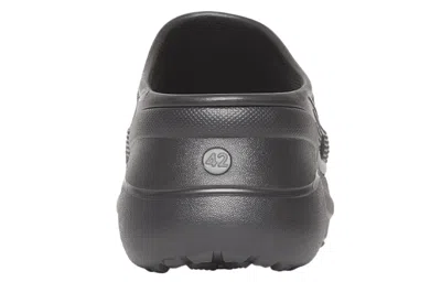 Balenciaga X Crocs Moulded-rubber Platform Slides In Black