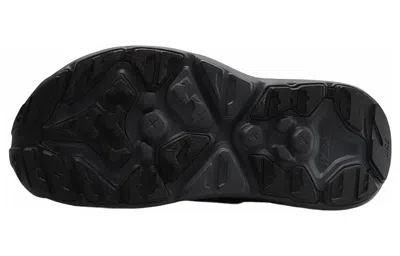 Hoka One One Black Hopara Technical Sandals In Multi