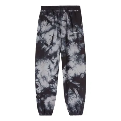 Off-white Marbled Stripe-print Track Pants In Gray