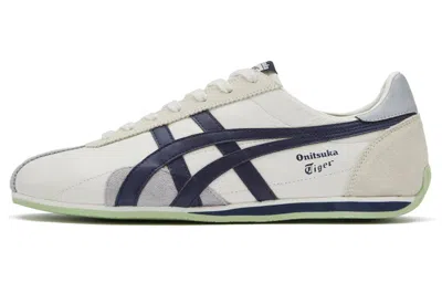 Onitsuka Tiger Runspark 'white Cream Navy' In Neutral