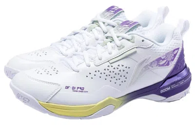 Li-ning Blade Df-01 Pro 'white Yellow Purple' In Multi