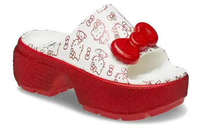 Crocs X Hello Kitty Stomp Slides '50th Anniversary' In Multi