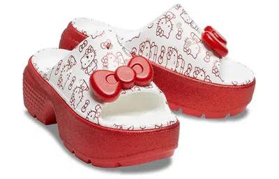 Crocs X Hello Kitty Stomp Slides '50th Anniversary' In Multi