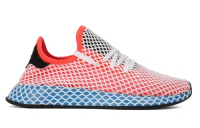 Adidas Originals (wmns) Adidas Deerupt 'red Blue' In Multi