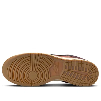 Nike Dunk Low Retro Se Leather Sneakers In Brown