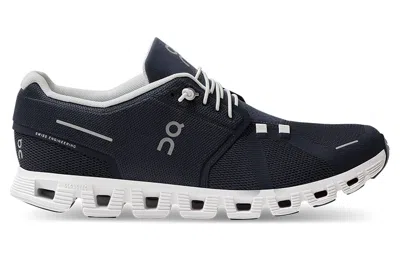 On Running Cloud 5 'midnight White' In Blue