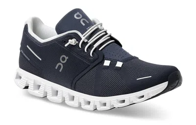 On Running Cloud 5 'midnight White' In Blue