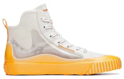 Anta Canvas High 'white Yellow Blue' In Neutral