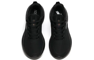 Anta Runninng Series Sneakers Leather 'black White'