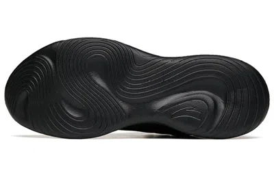 Anta Runninng Series Sneakers Leather 'black White'