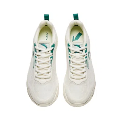 Anta Running Shoes 'white Green' In Multi