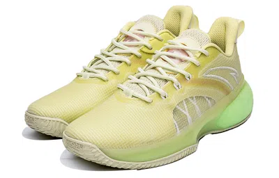 Anta A-shock Basketball Shoes 'solar Green' In Yellow