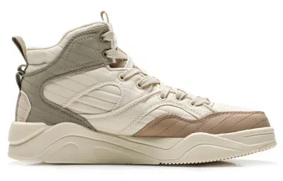 Anta Life Series High-top 'trendy Versatile White Yellow' In Gray