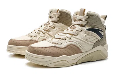 Anta Life Series High-top 'trendy Versatile White Yellow' In Gray