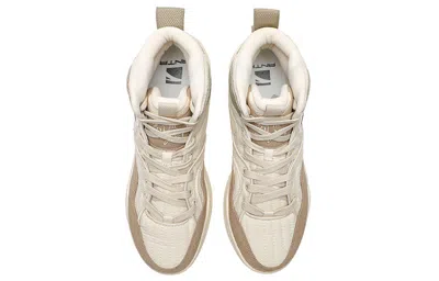 Anta Life Series High-top 'trendy Versatile White Yellow' In Gray