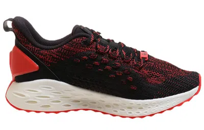 Anta (wmns)  Running Series Sneakers 'black With Red Mesh'