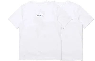 Li-ning Graphic Printed T-shirt 'white Blue'