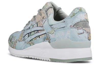 Asics X Atmos Gel-lyte 3 'world Map' In Gray