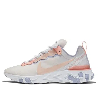 Nike (wmns)  React Element 55 'pale Pink' In Gray