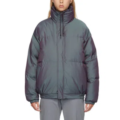 Essentials Fear Of God  Ss20 Puffer Jacket Iridescent In Blue