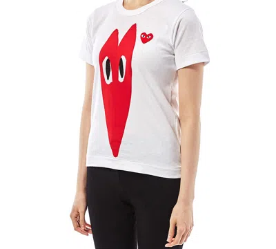Comme Des Garçons Play (wmns) Comme Des Garcons Play Long Heart Tee 'white'