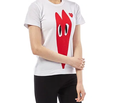 Comme Des Garçons Play (wmns) Comme Des Garcons Play Long Heart Tee 'white'