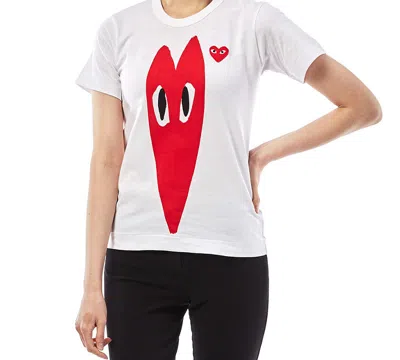 Comme Des Garçons Play (wmns) Comme Des Garcons Play Long Heart Tee 'white'