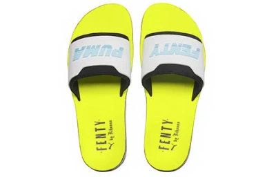 Puma (wmns)  Fenty X Surf Slide 'safety Yellow' In Multi