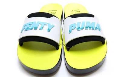 Puma (wmns)  Fenty X Surf Slide 'safety Yellow' In Multi