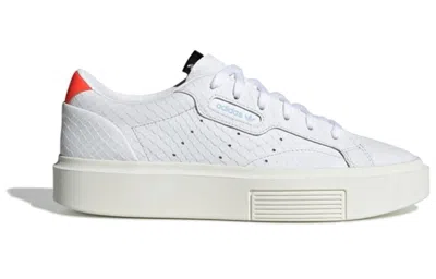 Adidas Originals (wmns) Adidas Sleek Super 'cloud White' In Multi