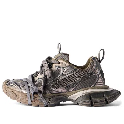 Balenciaga 3xl Panelled Sneakers In Brown