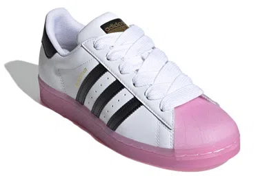 Adidas Originals (wmns)adidas Superstar 'white Black Shock Purple' In Multi