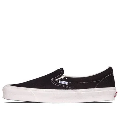 Vans Vault Og Classic Slip-on Lx Sneakers In Black