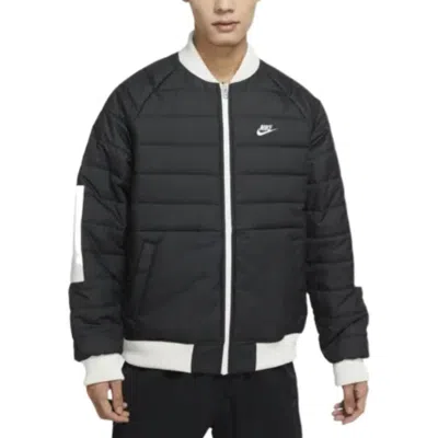 Nike 2-way Padded Bomber Jacket 'black White'
