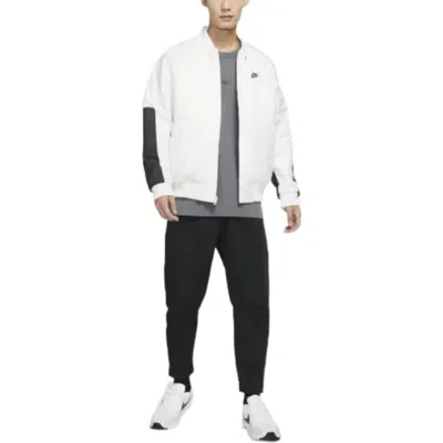 Nike 2-way Padded Bomber Jacket 'black White'