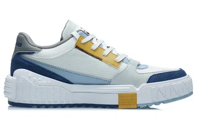 Li-ning Attack Ace 'white Blue Tellow'