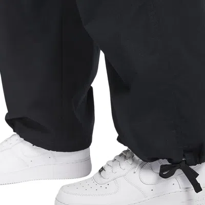 Nike Everything Mid-rise Cargo Pants In Black In Black