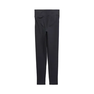Balenciaga Reflective-logo Leggings In Black